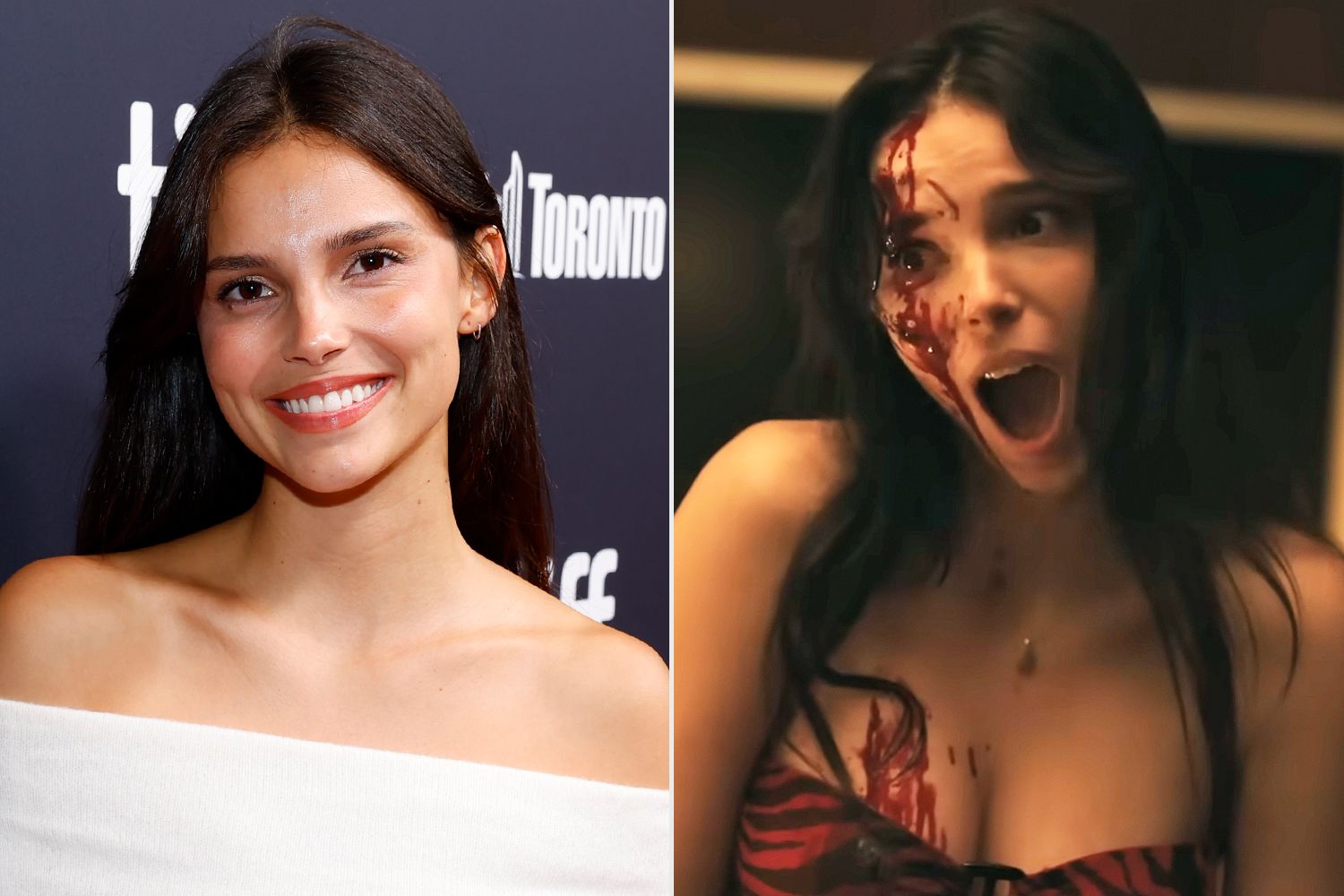 Inde Navarrette; Inde Navarrette as Nikki in 'Obsession'Credit: Leon Bennett/Getty; Focus Features