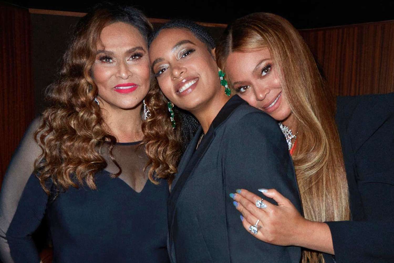 Tina Knowles with daughters Solange and BeyoncéCredit: Solange/Instagram