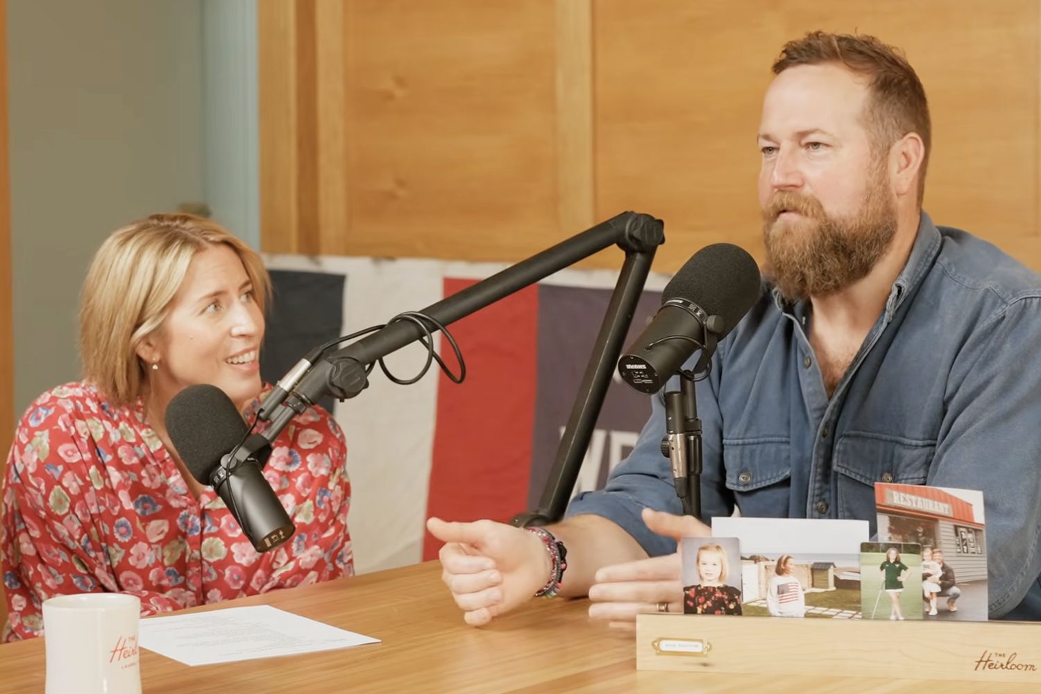 Erin and Ben Napier on 'The Heirloom Podcast'Credit: The Heirloom/YouTube