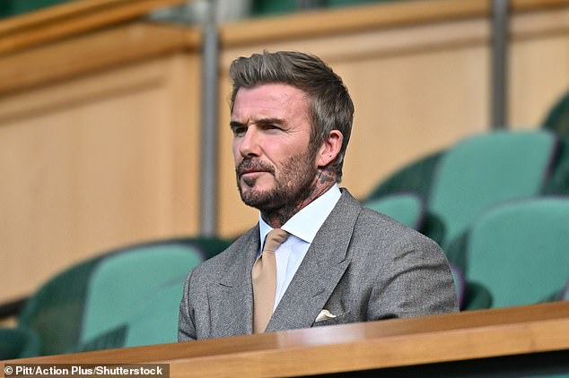 David Beckham was praised by Aryna Sabalenka for staying in his seat as Wimbledon's Royal Box emptied out after the men's tennis finished on Monday