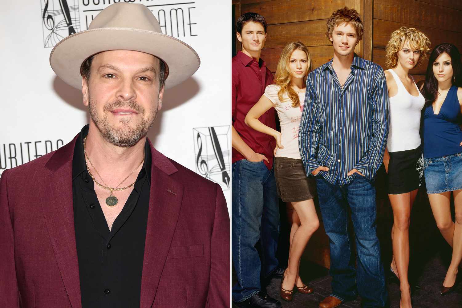 Gavin DeGraw; 'One Tree Hill' castCredit: Kevin Mazur/Getty; The WB/Nigel Perry