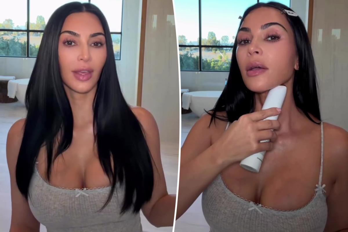 Kim Kardashian's secret to glass skin