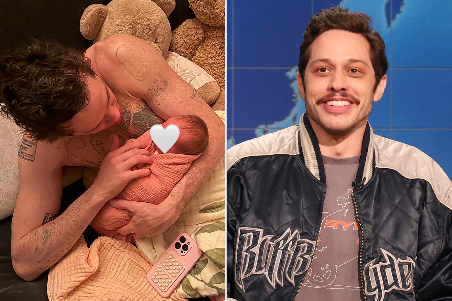 Pete Davidson with daughter Scottie Rose; Pete DavidsonCredit: Elsie Hewitt/Instagram; Will Heath/NBC via Getty