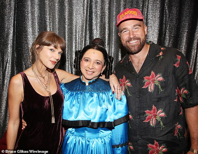 Taylor Swift, 36, and fiance Travis Kelce made a surprise appearance at the Broadway play Oh, Mary! in New York City over the weekend