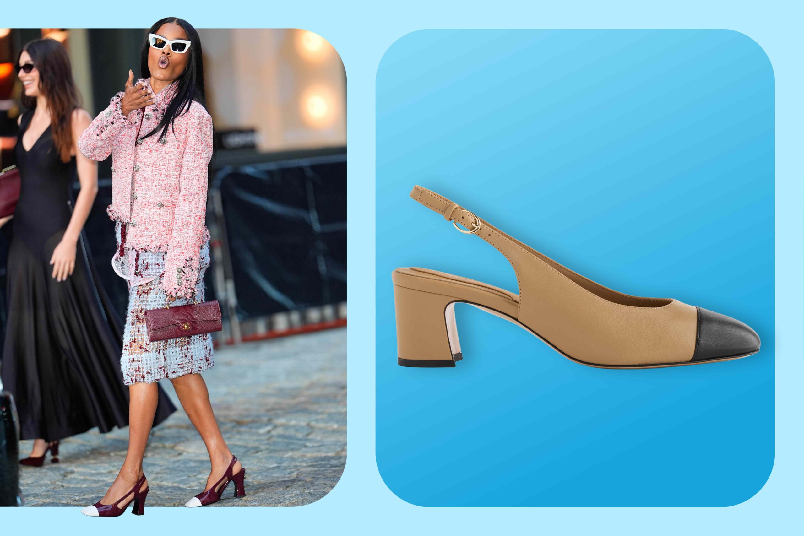 Teyana Taylor’s Designer Slingbacks Look Identical to This Popular Pair Shoppers Deem Supportive Enough to ‘Run In’