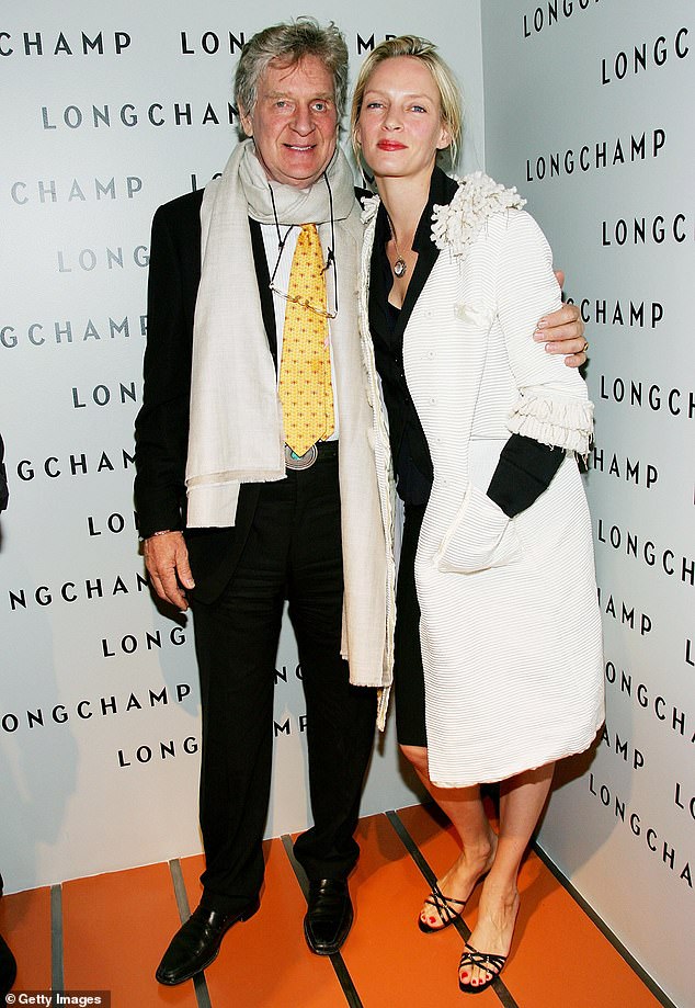 Uma Thurman's father Robert Thurman, a monk and renowned scholar of Tibetan Buddhism, has died at the age of 84; the father and daughter are pictured in May 2006