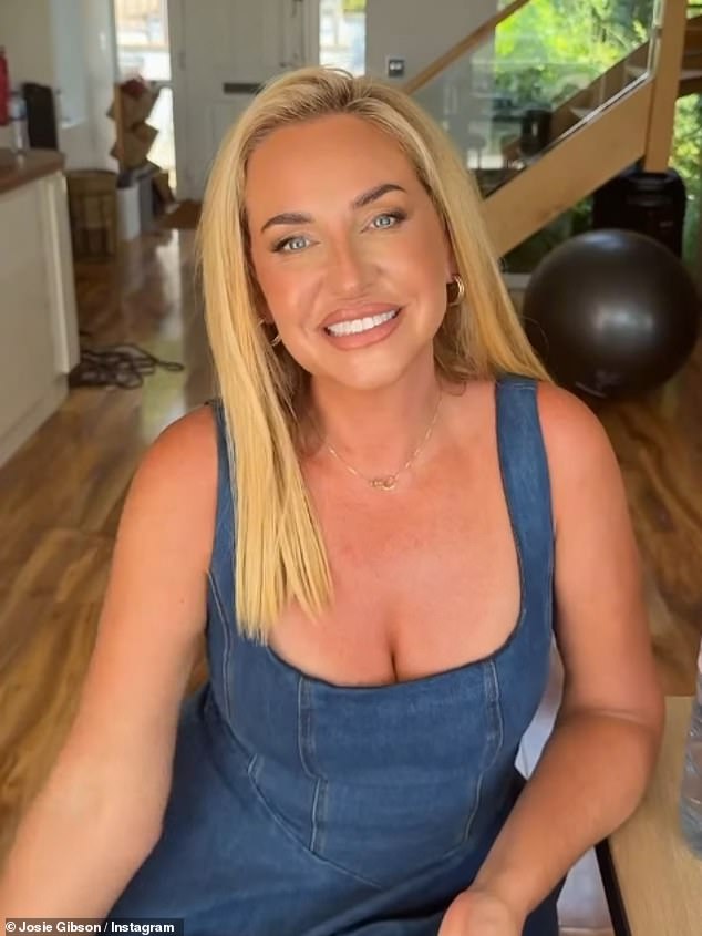 Josie Gibson showed off the results of her liposuction in a 'get ready with me clip' after she revealed she's on the lookout for a partner
