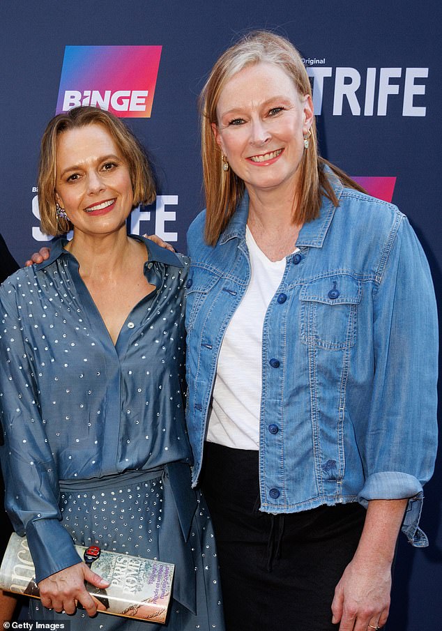 Leigh Sales and Annabel Crabb have sparked backlash online after shutting down a chat about their friend Mia Freedman and news of her son's new appointment as Mamamia's new CEO. (Pictured: Mia Freedman and Leigh Sales)