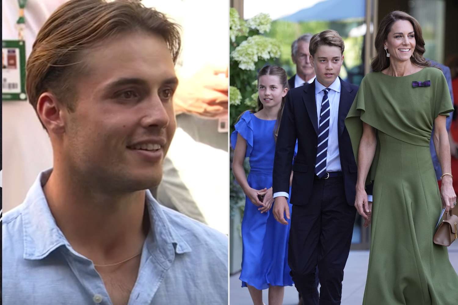 Arthur Fery; Princess Charlotte, Prince George and Kate MiddletonCredit: Sky News/Andrew Matthews - Pool/Getty