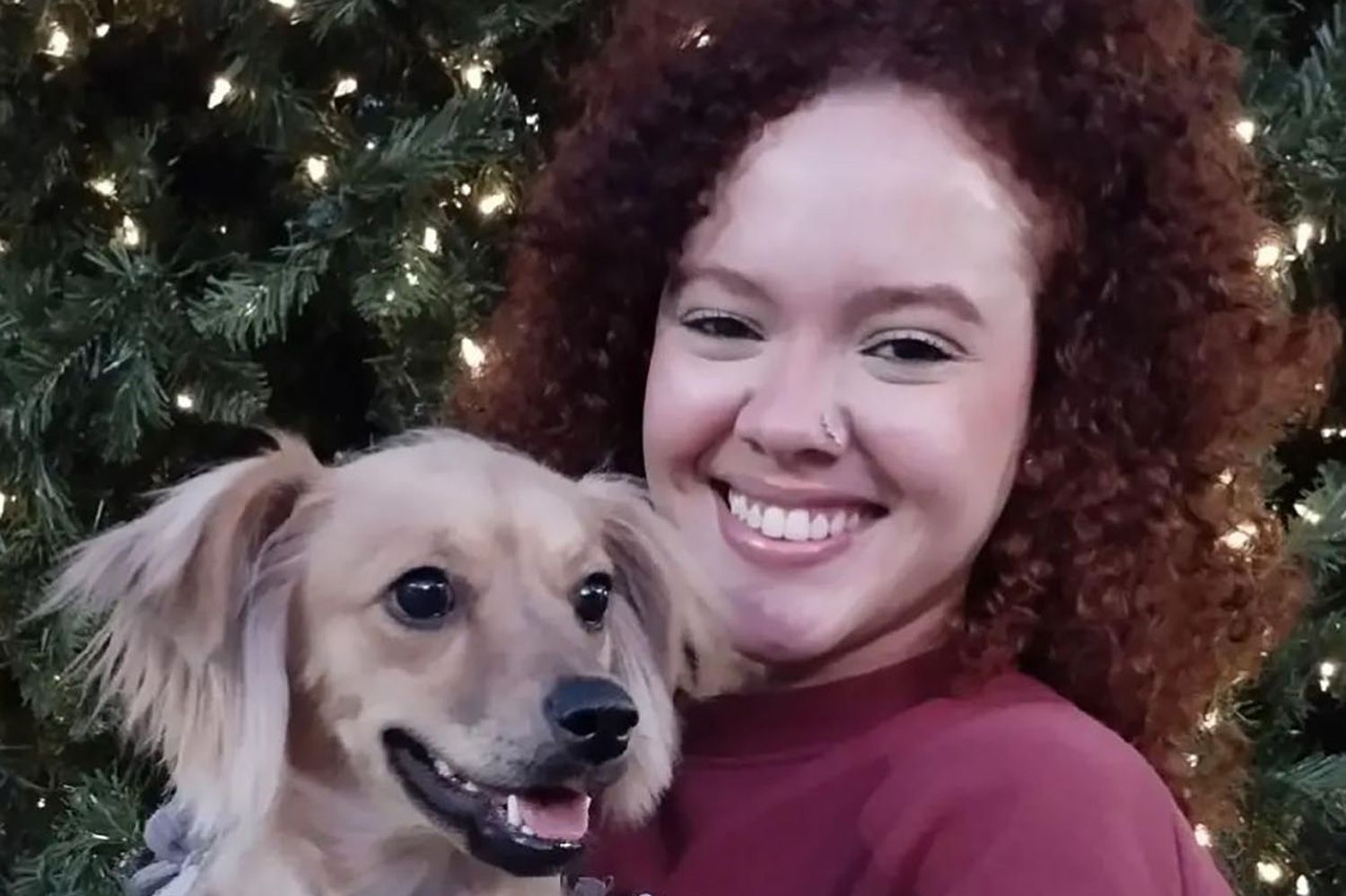 Oriana Ustariz with her dog, believed to be named KaiCredit: Jam Press
