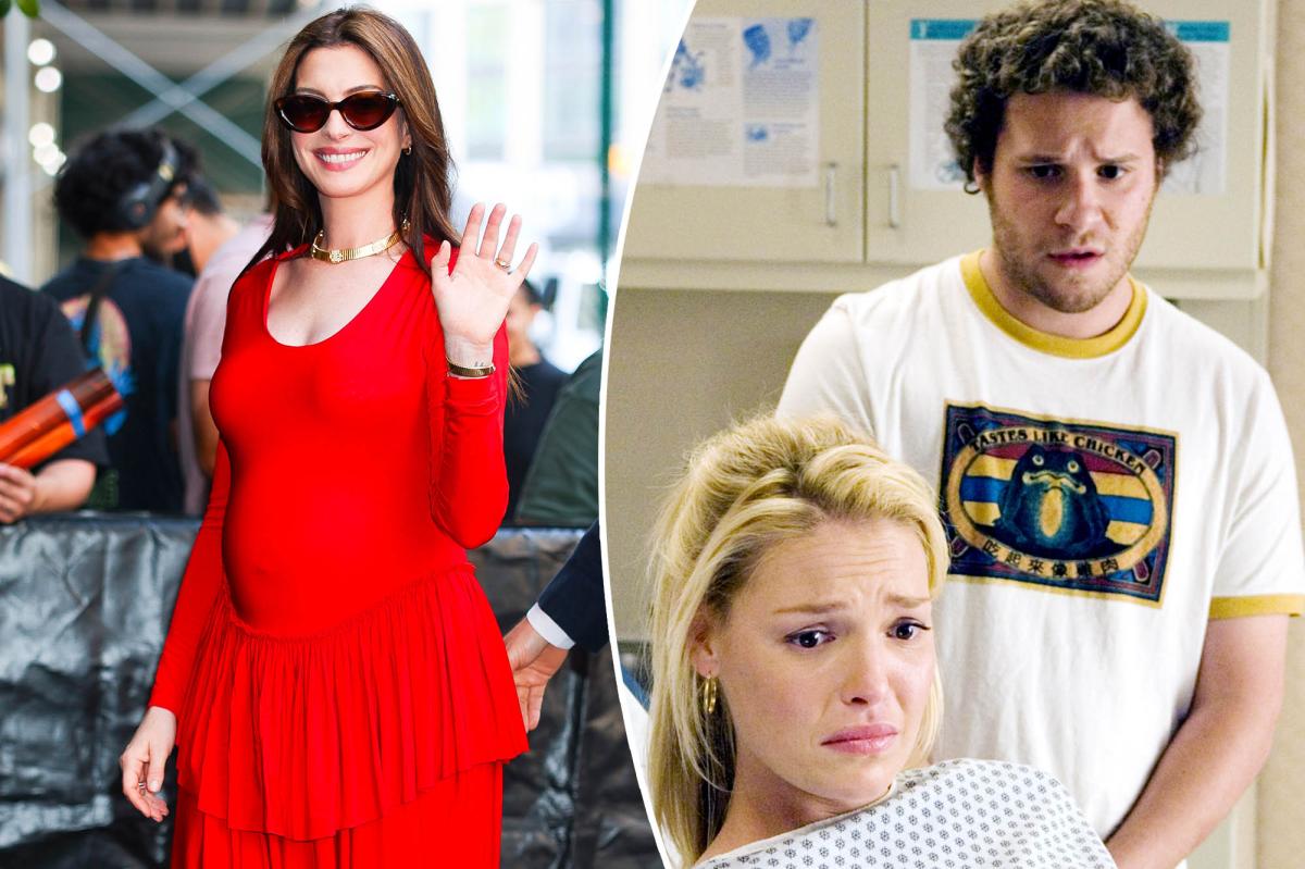 Seth Rogen reveals why Anne Hathaway quit ‘Knocked Up’ before Katherine Heigl replaced her