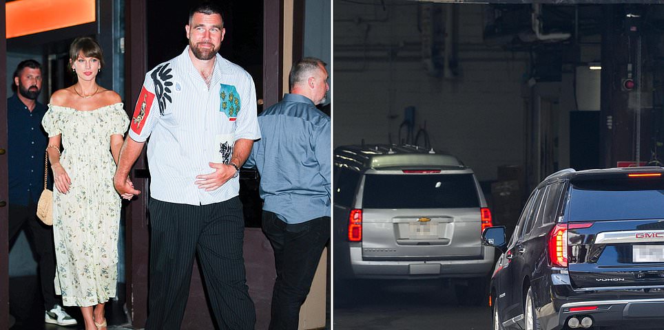 Taylor and Travis's cars arrive at MSG for blockbuster wedding as insiders claim the pair will say 'I do' TONIGHT: Live updates